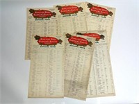 RINGLING BROS. AND BARNUM & BAILEY ROUTE SHEETS