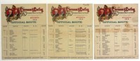 BARNUM & BAILEY CIRCUS OFFICIAL ROUTE SHEETS