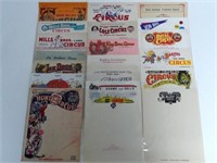 DISCOVERY LOT OF CIRCUS LETTERHEAD