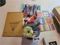 STATIONARY  SUPPLIES, PENS, TAPE, ETC.