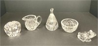 Five Waterford Crystal Items