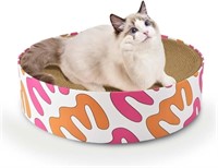 SM4005  Round Cat Scratcher Bed Lounge 2-in-1 16.5