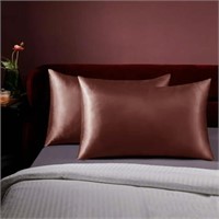 20 x 30  2PCS 20x30in Deconovo Queen Satin Pillow