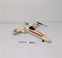 VINTAGE STAR WARS BATTLE DAMAGED X-WING FIGHTER