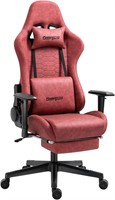 Gaming Chair with Footrest Massage