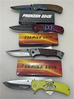 4 NIB Primier Edge knives.