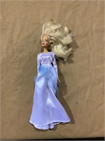 Barbie Doll In Blue Dress