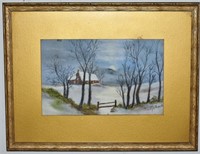 Original Pastel On Board Painting - Signed