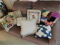 Pillows: quilted - candlewick - etc
