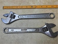 2 Crescent Wrenches