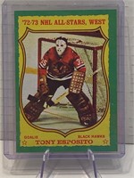 Tony Esposito 73/74 All-Stars Card Topps NRMINT +