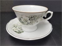 Schmidt Porcelain Teacup & Saucer