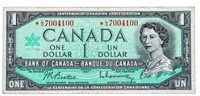 Bank of Canada 1967 $1 (*) Replacement Note