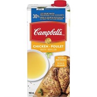 2024 marchCampbell's Less Sodium Chicken Broth, 90