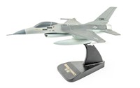 Hand Carved Wooden F-16 Viper Fighter Model