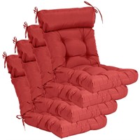 QILLOWAY Indoor/Outdoor High Back Chair Cushion,Tu