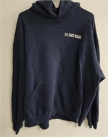 US Coast Guard sweatshirt  size xl. no strings for