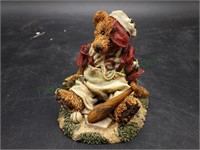 Boyds Bears Home on the Plate-red uniform bear