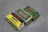 (3) ASSORTED VINTAGE .22LR AMMUNITION