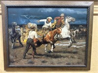 WESTERN FRAMED ART BY ANDY THOMAS 11/350
