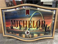 MICHELOB LIGHTED BEER SIGN 24" X 17.5"