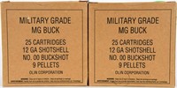 Lot of 50 Winchester MG Buck 12 Ga. Shotshells