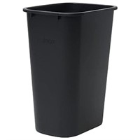 Winco PWR-41K Waste Basket, 10 Gallon, Black