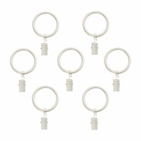 5/8 in. Clip Rings in Distressed White (7-Pack)