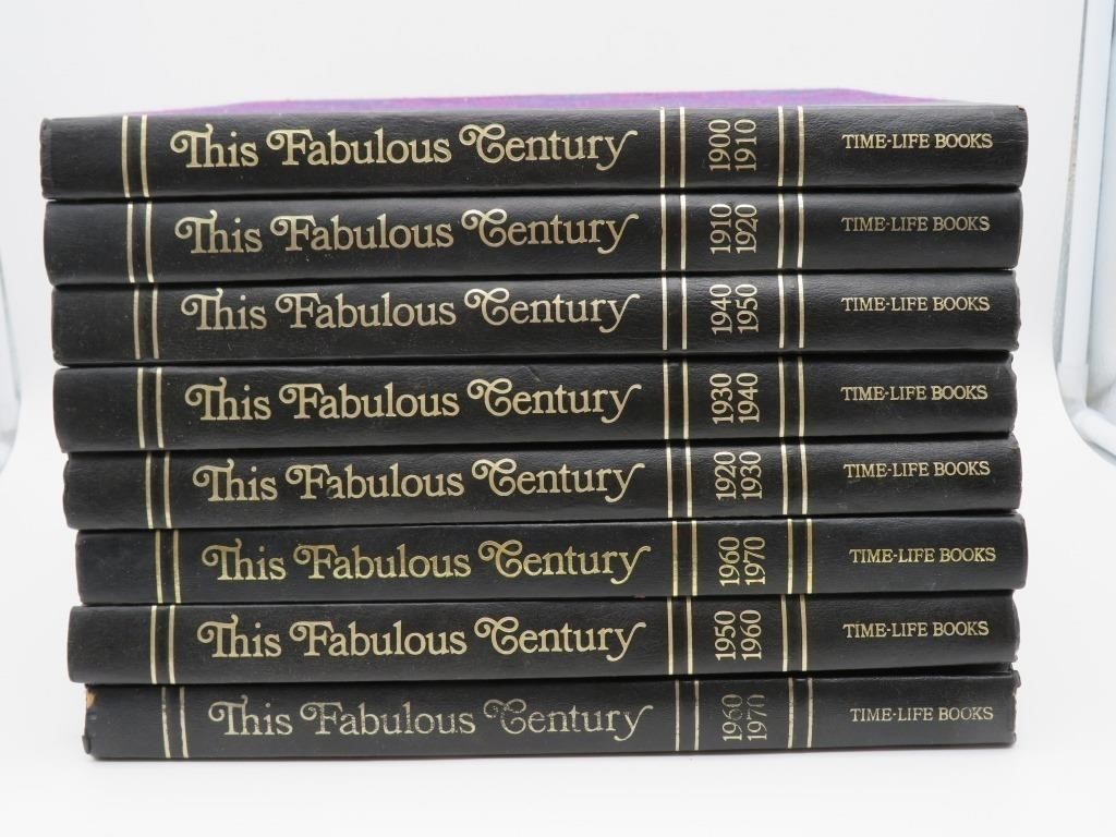 Set of 8 Time Life Books "This Fabulous Century"