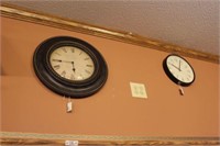 Two Battery Operated Wall Clocks