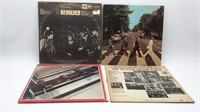 4 Beatles Record Albums Lps