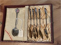 Five Sterling Silver Spoons & more