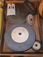 LOT VARIOUS SIZE GRINDING WHEELS
