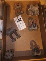 6 X'S BID VARIOUS SIZE CABLE CLAMPS