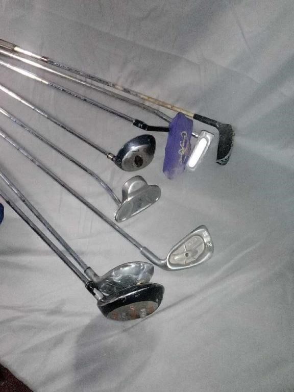 Golf clubs! 8 of various brands