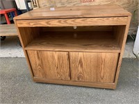 TV STAND WITH ROATING TOP 25.5" H X 29.5 W X 19.5