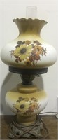 VINTAGE DOUBLE GLOBE LAMP WITH CHIMNEY