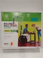 GAIAM BALANCE BALL CHAIR SYSTEM