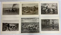 6 Sheep/Sheppard Prints