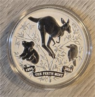 One Ounce Silver Round: Perth Mint