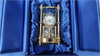 Bulova Royal Dalton Miniature Clock w/COA