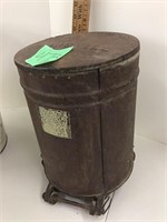 JD cast iron planter box