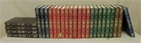 Gilt Accented Well Bound French Book Set.