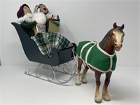Byers' Choice 1995 Sleigh with Horse