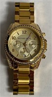 313 - MICHAEL KORS WOMEN'S WATCH GOLD TONE (N32)