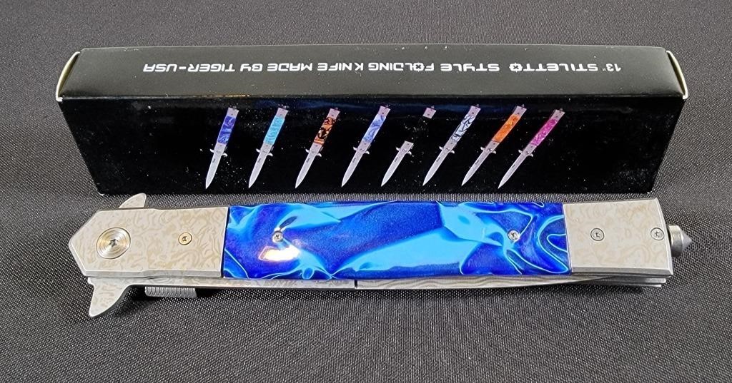 Tiger U.S.A. Stiletto Style Folding Knife
