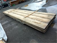 Skid Of Rough Pine Lumber