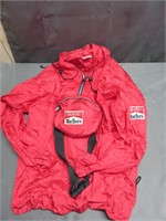 Unlimited Marlboro Red Rain Jacket Poncho