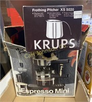 KRUPPS ESPRESSO MAKER W/ FROTHING PITCHER