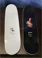 2 Skateboard Decks MSRP $180
